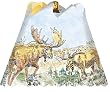 Moose in Meadow Spinshade Night Light Spinning Shade Wildlife NightLight