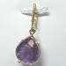 14K Amethyst Pendant/Pearl Enhancer