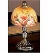 Meyda Tiffany 3in. Orange Roses Dome w/Base 21291
