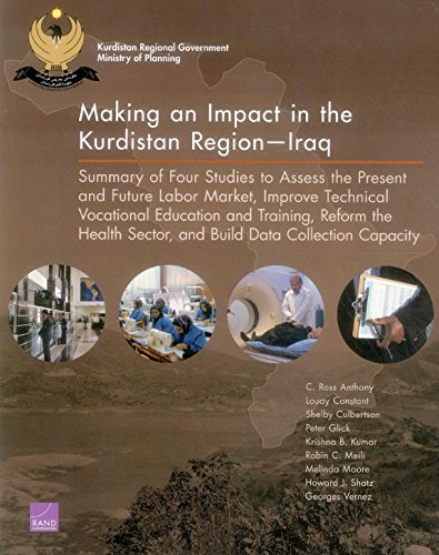Making an Impact in the Kurdistan RegionIraq: Summary of Four Studies to Assess the Present and Future Labor Market, Improve Technical Vocational ... Sector, and Build Data Collection Capacity