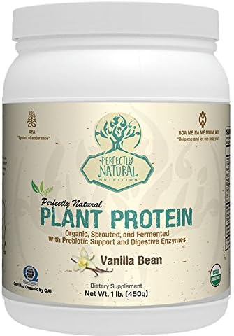 Perfectly Organic Plant Protein Powder - Preservative Free, Non-GMO, Gluten Free