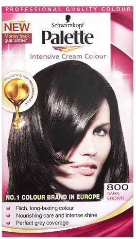 Schwarzkopf Palette Intensive Cream Color 800 Dark Brown by clockwork retail