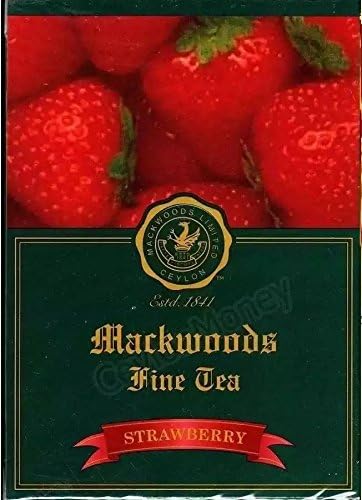Sri Lanka Ceylon Mackwoods Strawberry Flavoured Fine Black Tea Loose Leaf 100g