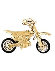 CleverEves 14K Gold Pendant 3-D Motorcycles, Bicycles 9.2 - Gram(s)