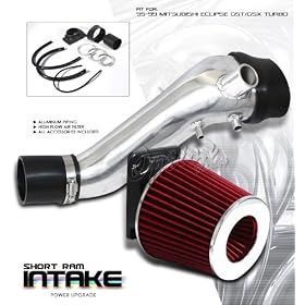 Short Ram Air Induction Intake System with Air Filter - Mitsubishi Eclipse GST GSX Turbo 1995-1999