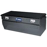 UWS TBC-60-W-BLK Black Wedge Chest Aluminum Box with Beveled Insulated Lid