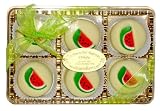 Watermelon Themed Belgian White Chocolate Dipped Oreo's