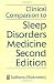 Clinical Companion to Sleep Disorders Medicine Second Edition Cover
