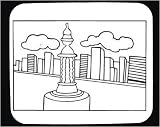 Tapis de souris dÃ©corÃ© - bÃ¢timents, noir et blanc, bouÃ©e, structure, paysage urbain, New York ville, la construction, RiviÃ¨re, l\'architecture