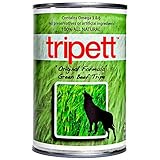 Tripett Green Beef Tripe Original Formula for Dogs (Pack of 12, 13 Ounce Cans)