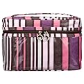 Contents Stripe Train Case - Pink