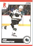 2010 /11 Score Hockey Card # 396 Joe Thornton San Jose Sharks