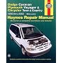 Dodge Caravan, Plymouth Voyager and Chrysler Town and Country Automotive Repair Manual: 1996 to 2002 (Haynes Automotive Repair Manuals)