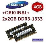 Produkt-Bild: 4GB Mihatsch Trading Kit SAMSUNG original 2 x 2 GB DDR3-1333 (1333Mhz, 204pin, CL9) PC3-10600 SO-DIMM (2x M471B5673FH0-CH9) f&uuml;r aktuelle DDR3 Notebooks und iMac Mid 2010 Modelle - mit 10 Jahren H&auml;ndlergarantie