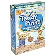 Healthy Times Premium Organic Teddy Puffs Whole Grain Finger Food or Cereal for Toddlers, Original, 5.5-Ounce Boxes (Pack of 12)