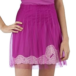 Rodarte® for Target® Juniors Tulle Crepe Lace Skirt - Oxford Orchid : Target
