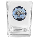 Bergamont North Carolina Tar Heels Sqaure Shot Set of 4