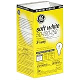 GE Soft White Light Bulb, 3-Way, 50/100/150 Watts