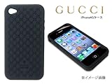 GUCCI 272401-J1400-1000　グッチi Phone 4GケースGG柄シリコン ブラック(並行輸入) GUCCI 財布