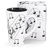 Jazz It up Tall Ceramic Mug Musical Notes Holds 16 Oz