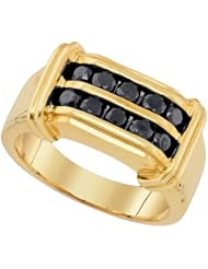 1.03CT-DIA BLACK DIAMOND RING