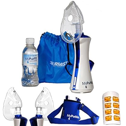 Mypurmist Deluxe Kit Mypurmist Handheld Steam Inhaler Hands