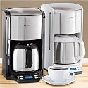 Krups FMF5 10-Cup Programmable Coffeemaker with Thermal Carafe, Black with Stainless Steel