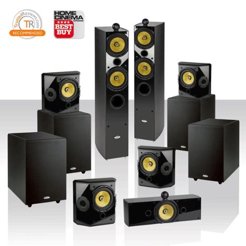 Crystal Acoustics T2-7.4 Home Theater system with THX® Ultra2 fronts & 4 THX Select 10