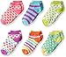 The Children's Place Girls Colorblocked Socks (Pack of 6)