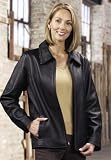Ladies Metro Lambskin Leather Jacket