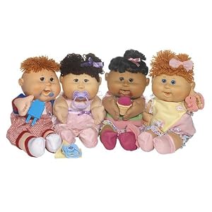 Cabbage Patch Kids Babies Messy Face 14 Baby Hispanic girl in black hair by