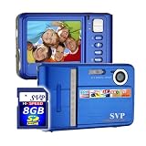 SVP NEW 9MP Blue Digital Camera+ Video Recorder+8X Zoom~ UltraSlim (8GB included)