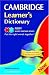 Book Cambridge Learner's Dictionary with CD-ROM (Cambridge Learner's Dictionary)