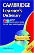 Cambridge Learner's Dictionary with CD-ROM