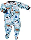Carter's Fleece Polar Friends Footed Blanket Sleeper Pajamas