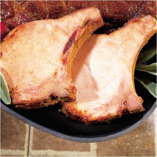 Breakfast Pork Chops Six 6 oz. by Burgers