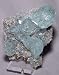 Aquamarine Gem Crystals on Muscovite Matrix Natural Crystal Specimen - China