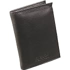 Kenneth Cole Reaction Business and Luggage Full Grain Leather Flip-Up Billfold In Keepsake Tray (Black)