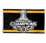 NHL 2011 Boston Bruins Stanley Cup Champion 3-by-5 foot Flag "On Ice"