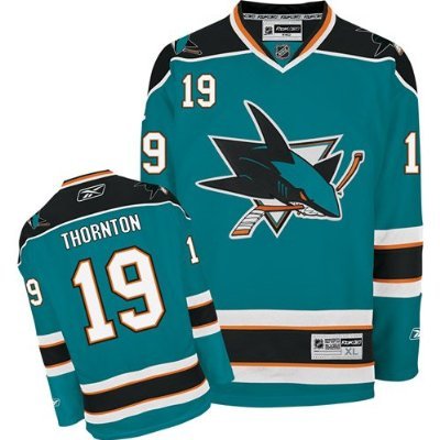 Reebok San Jose Sharks Joe Thornton Youth Premier Home Jersey (X-Large)