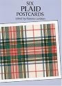 Six Plaid Postcards (Small-Format Card Books)