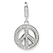 Rafaela Donata - 60600132 - Charms Republic - Charms Femme - Argent 925/1000 - Peace & Love - Oxyde 