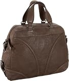 BCBG Max Azria Femme Fatale Medium Croc-Embossed Satchel