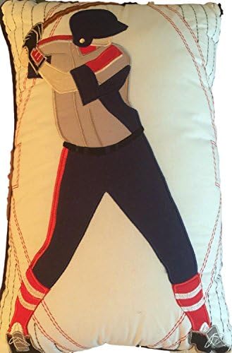 Standard Bluew Baseball Player Decorative Throw Pillow
