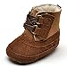 Baby Boys' Plush Boots Brown US 5