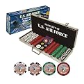 Trademark U.S. Air Force Clay-Filled 500-pc. Poker Chip Set with Case
