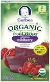 Save on Gerber Organic Fruit Strips, Wildberry, 1.75-Ounce by Gerber