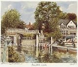Review Cambrooke Fine Art  / Portrait of Britain, Maidenhead - Boulter's Lock, Berkshire, Framed