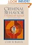 Criminal Behavior:  A Psychosocial Approach