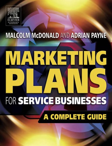 Childrens Toyshop  Books : Marketing Plans for Service Businesses: A Complete Guide